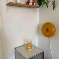 Tischlicht auf Sockel SOLE 19 cm gelb*LEONARDO Online