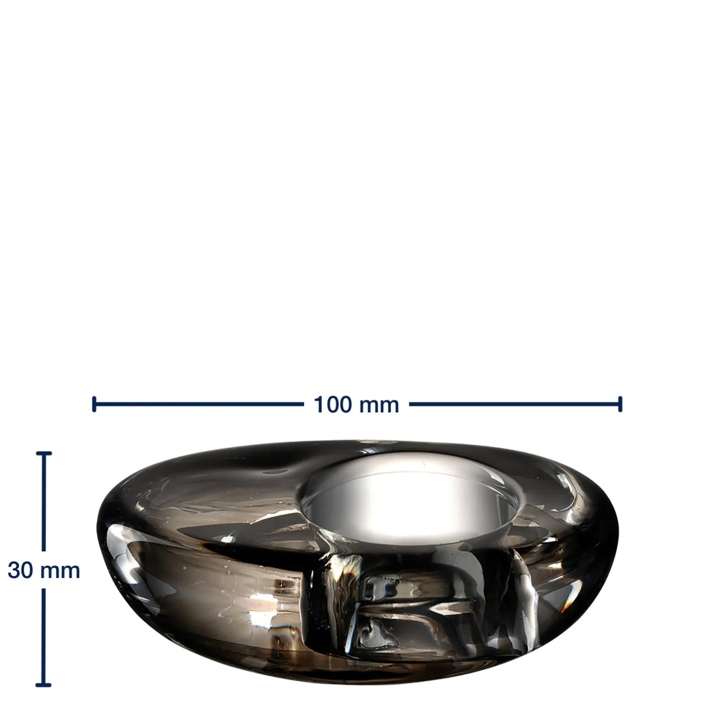 Tischlicht CASOLARE 3 cm dunkelgrau*LEONARDO New