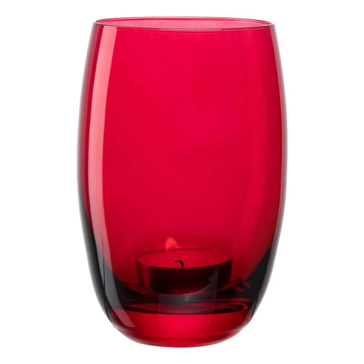 Tischlicht CHEERS 12,5 cm rot mit persönlicher Gravur*LEONARDO Online