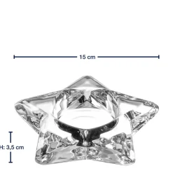 Tischlicht 15cm Stern AUTENTICO*LEONARDO Clearance