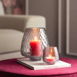 Tischlicht GIULIA 10 cm grau*LEONARDO