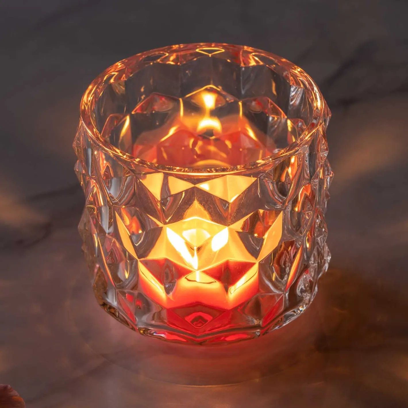 Tischlicht POESIA 10 cm große Rauten*LEONARDO Best