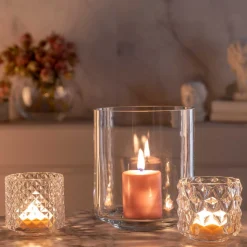 Tischlicht POESIA 10 cm große Rauten*LEONARDO Best