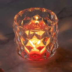 Tischlicht POESIA 4er-Set 10cm große Rauten*LEONARDO Online