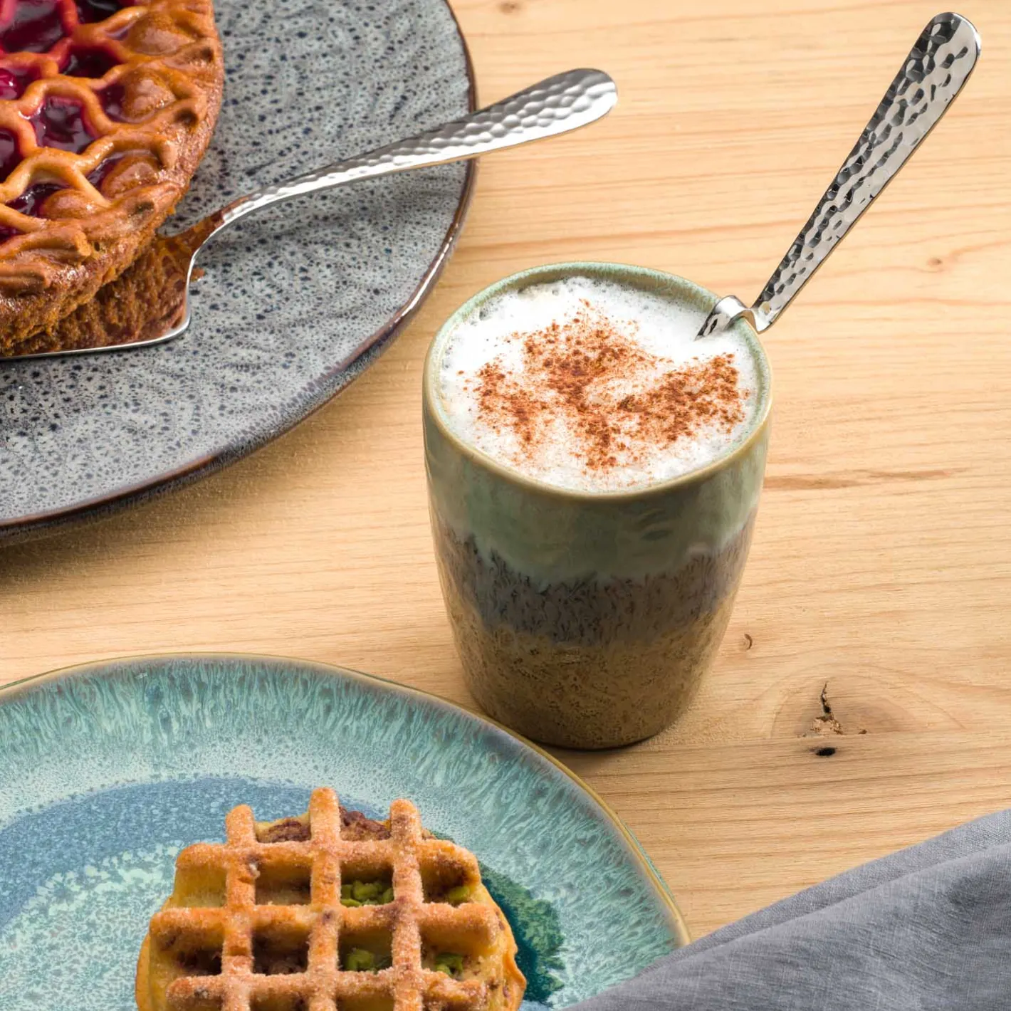 Tortenplatte MATERA 34 cm anthrazit*LEONARDO Hot