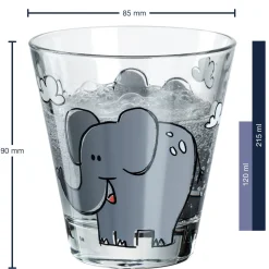 Trinkglas BAMBINI 215 ml Elefant 6er-Set*LEONARDO Sale