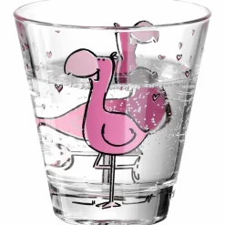 Trinkglas BAMBINI 215 ml Flamingo 6er-Set*LEONARDO Hot
