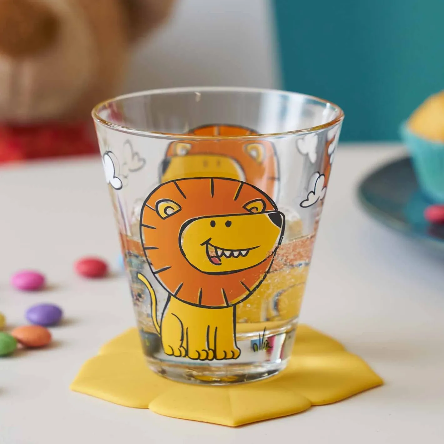 Trinkglas BAMBINI 215 ml Löwe 6er-Set*LEONARDO