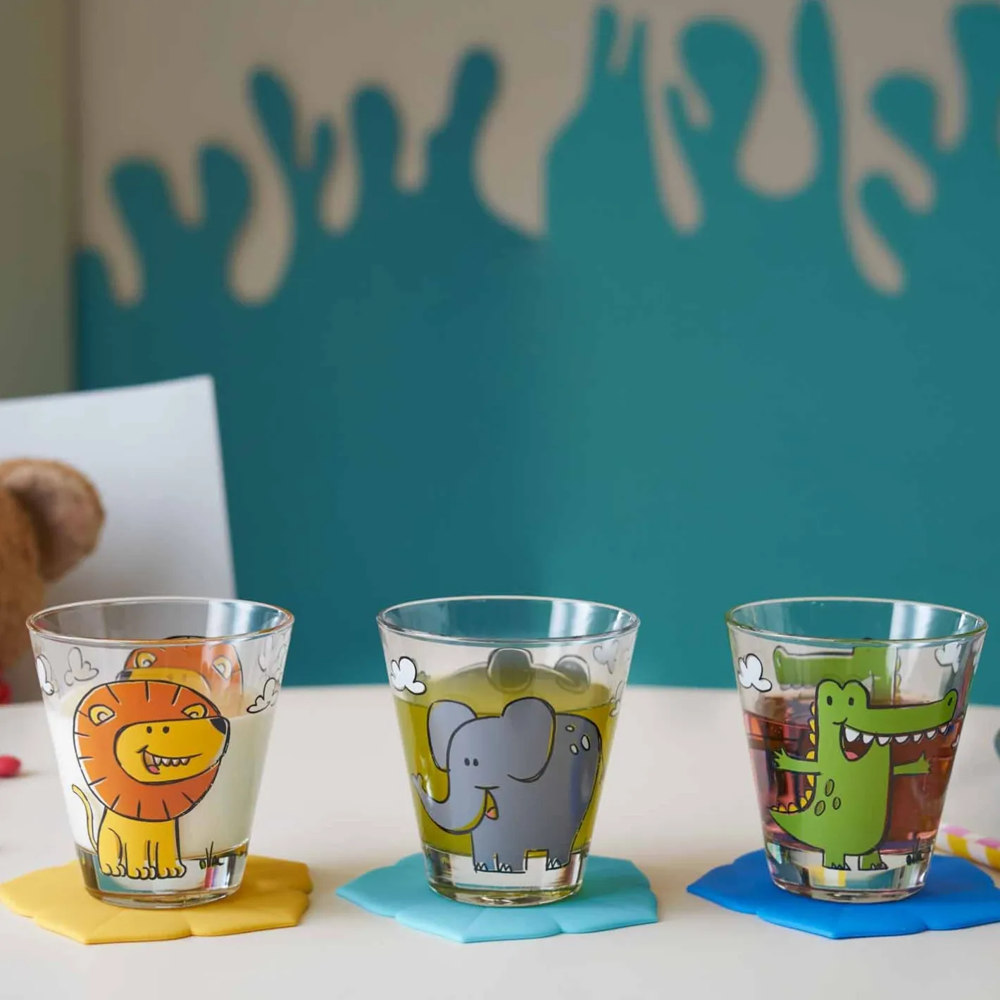 Trinkglas BAMBINI 215 ml Löwe 6er-Set*LEONARDO