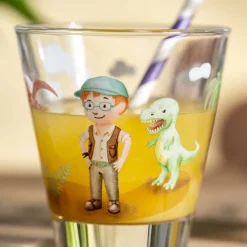 Trinkglas BAMBINI AVVENTURA 215 ml Dino 6er-Set*LEONARDO Outlet
