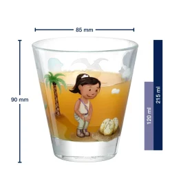 Trinkglas BAMBINI AVVENTURA 215 ml Dino 6er-Set*LEONARDO Outlet