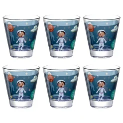 Trinkglas BAMBINI AVVENTURA 215 ml Weltall 6er-Set*LEONARDO Sale