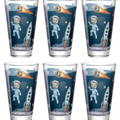 Trinkglas BAMBINI AVVENTURA 300 ml Weltall 6er-Set*LEONARDO Hot
