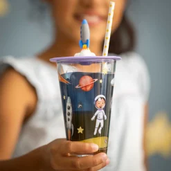 Trinkglas BAMBINI AVVENTURA 300 ml Weltall 6er-Set*LEONARDO Hot
