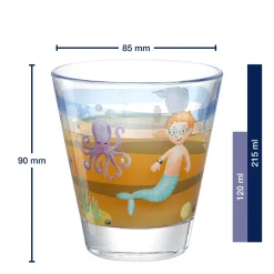 Trinkglas BAMBINI AVVENTURA 215 ml Meer 6er-Set*LEONARDO Sale