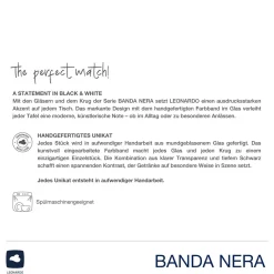 Trinkglas BANDA NERA 300ml 2er-Set*LEONARDO Clearance