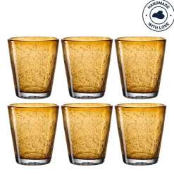 Trinkglas BURANO 330 ml amber 6er-Set*LEONARDO Online