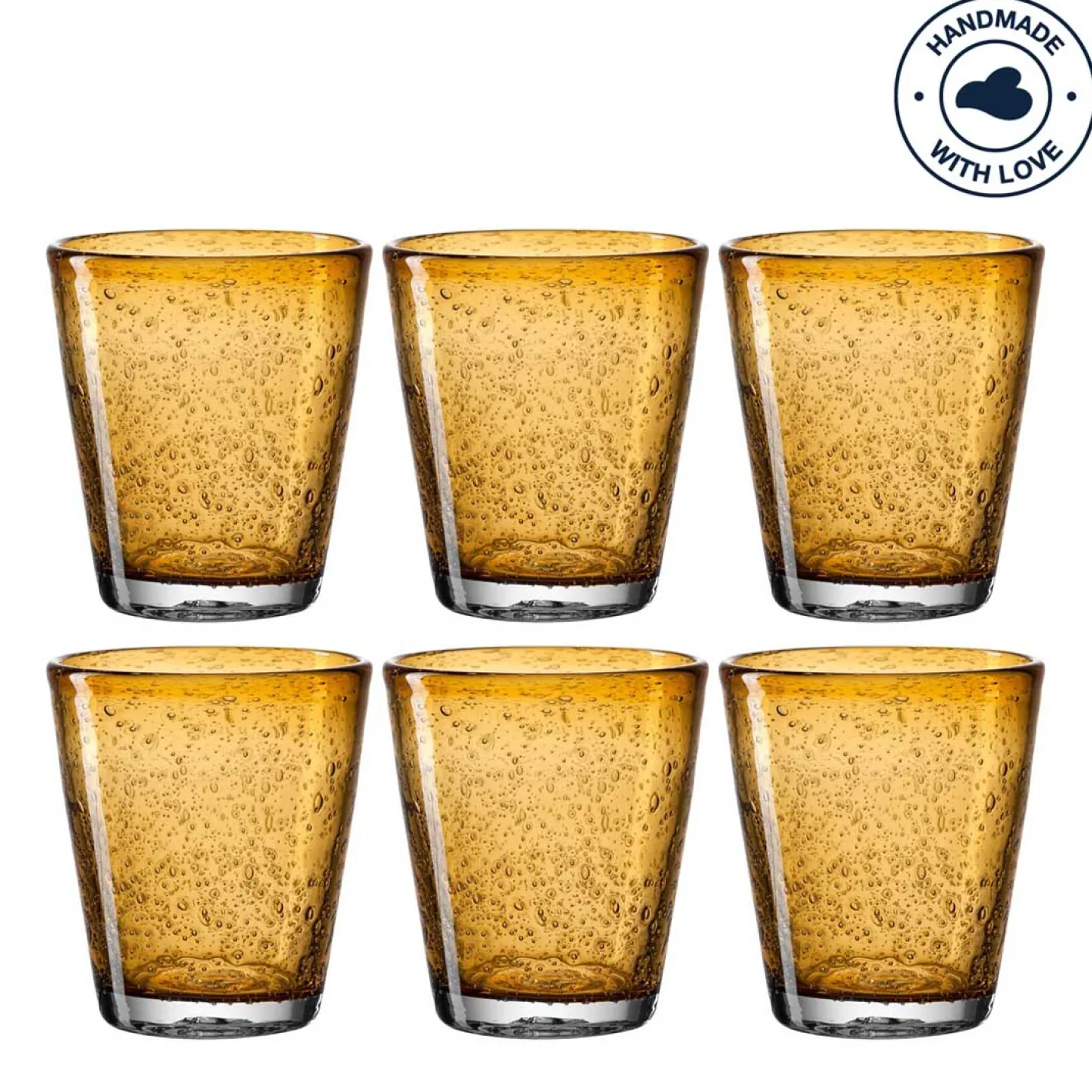 Trinkglas BURANO 330 ml amber 6er-Set*LEONARDO Online