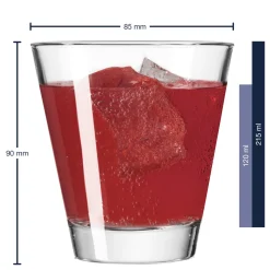 Trinkglas CIAO 215 ml mit persönlicher Gravur*LEONARDO