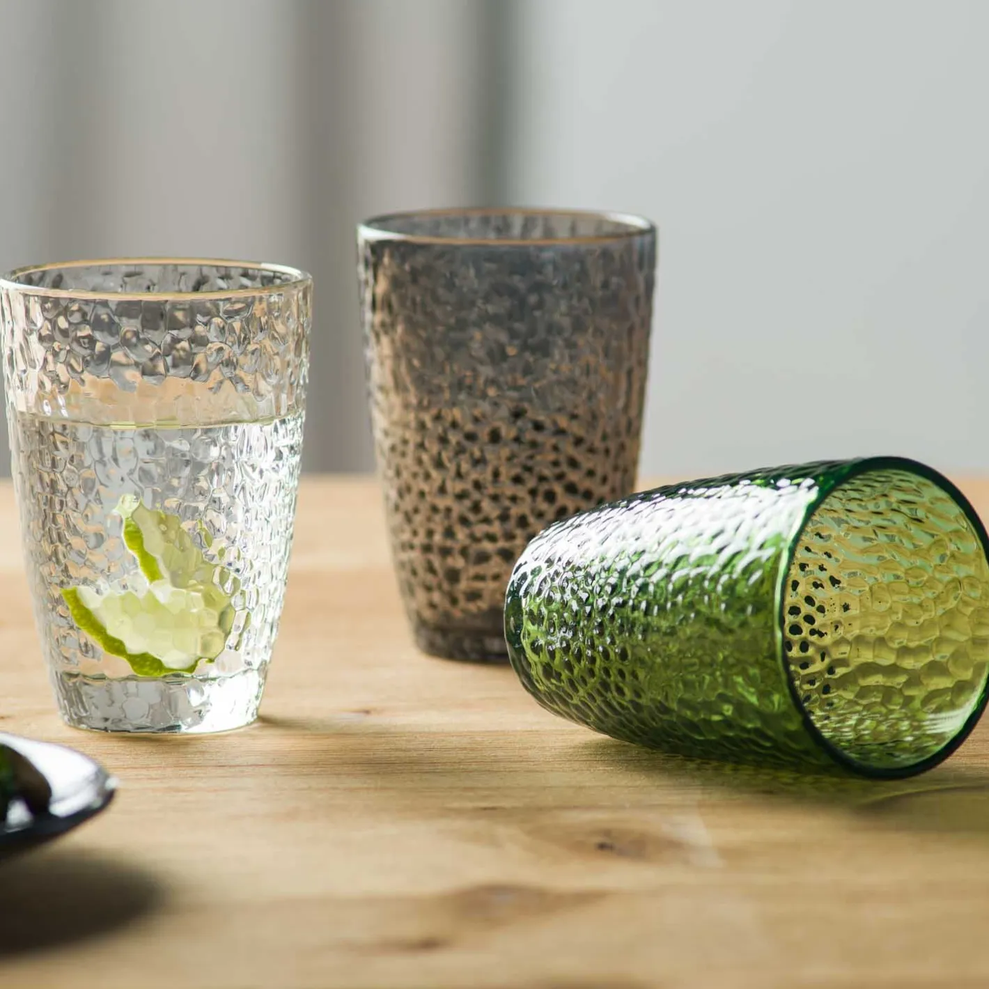 Trinkglas MATERA 340 ml anthrazit 4er-Set*LEONARDO Hot