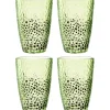Trinkglas MATERA 340 ml grün 4er-Set*LEONARDO Hot