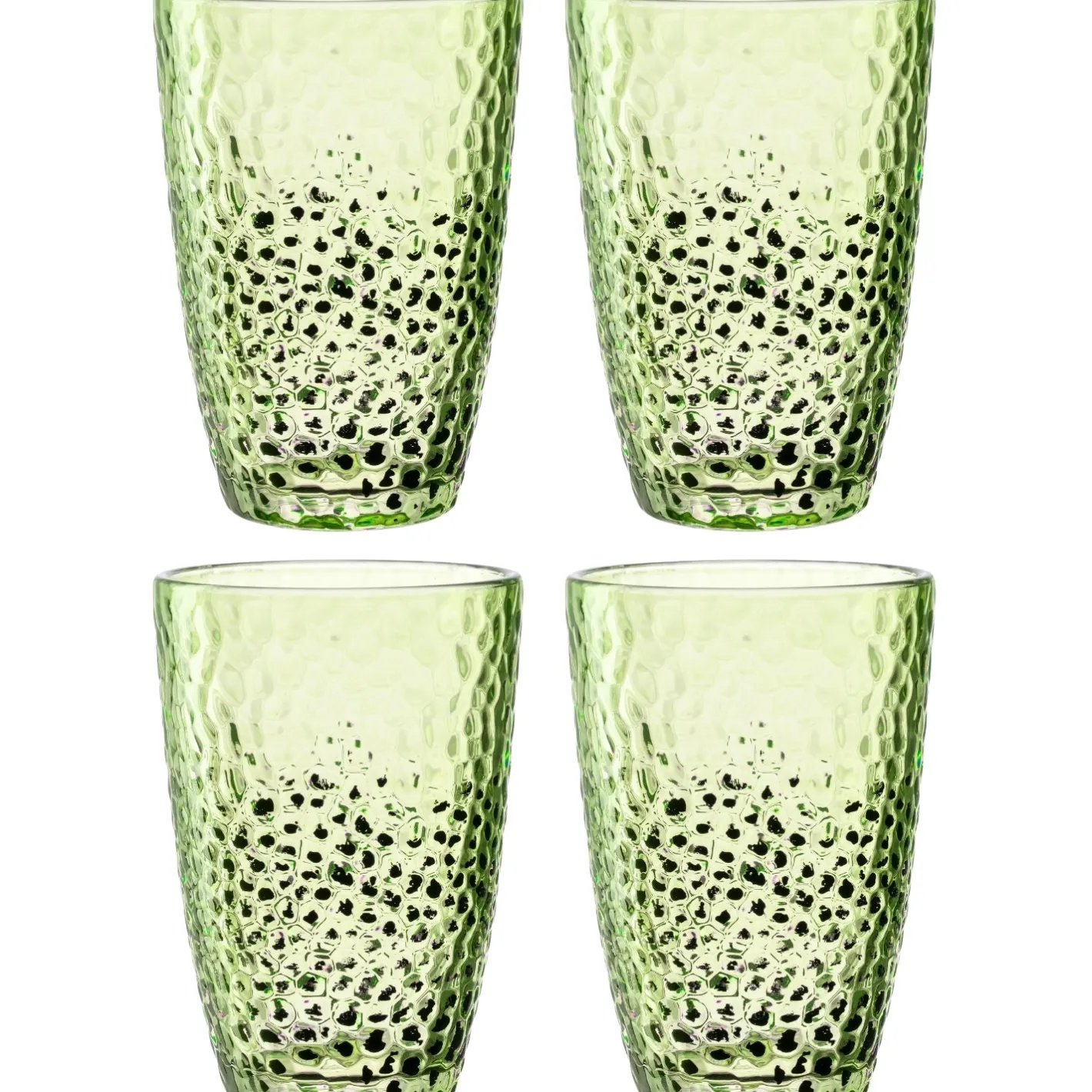 Trinkglas MATERA 340 ml grün 4er-Set*LEONARDO Hot