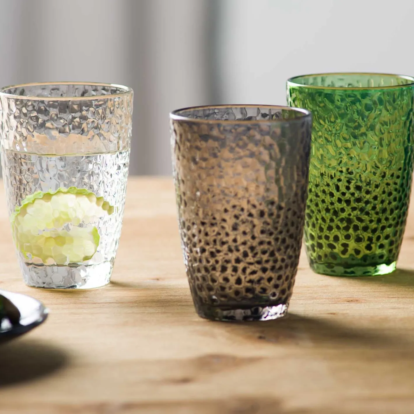 Trinkglas MATERA 340 ml grün 4er-Set*LEONARDO Hot