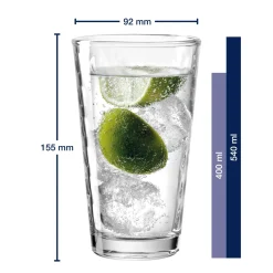 Trinkglas OPTIC 540 ml 4er-Set*LEONARDO Online