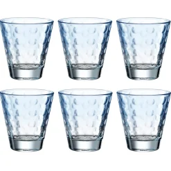 Trinkglas OPTIC 215 ml hellblau 6er-Set*LEONARDO Online