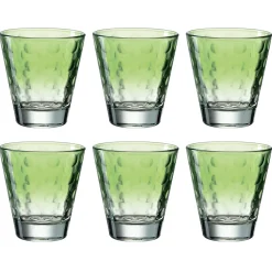 Trinkglas OPTIC 215 ml hellgrün 6er-Set*LEONARDO
