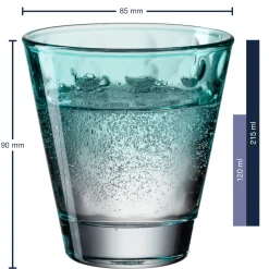 Trinkglas OPTIC 215 ml mint 6er-Set*LEONARDO