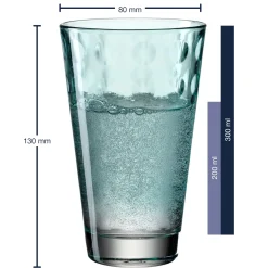 Trinkglas OPTIC 300 ml mint 6er-Set*LEONARDO