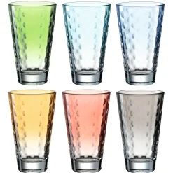 Trinkglas OPTIC 300 ml Pastell 6er-Set*LEONARDO New