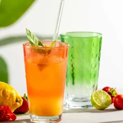 Trinkglas OPTIC 540 ml rot 4er Set*LEONARDO Online