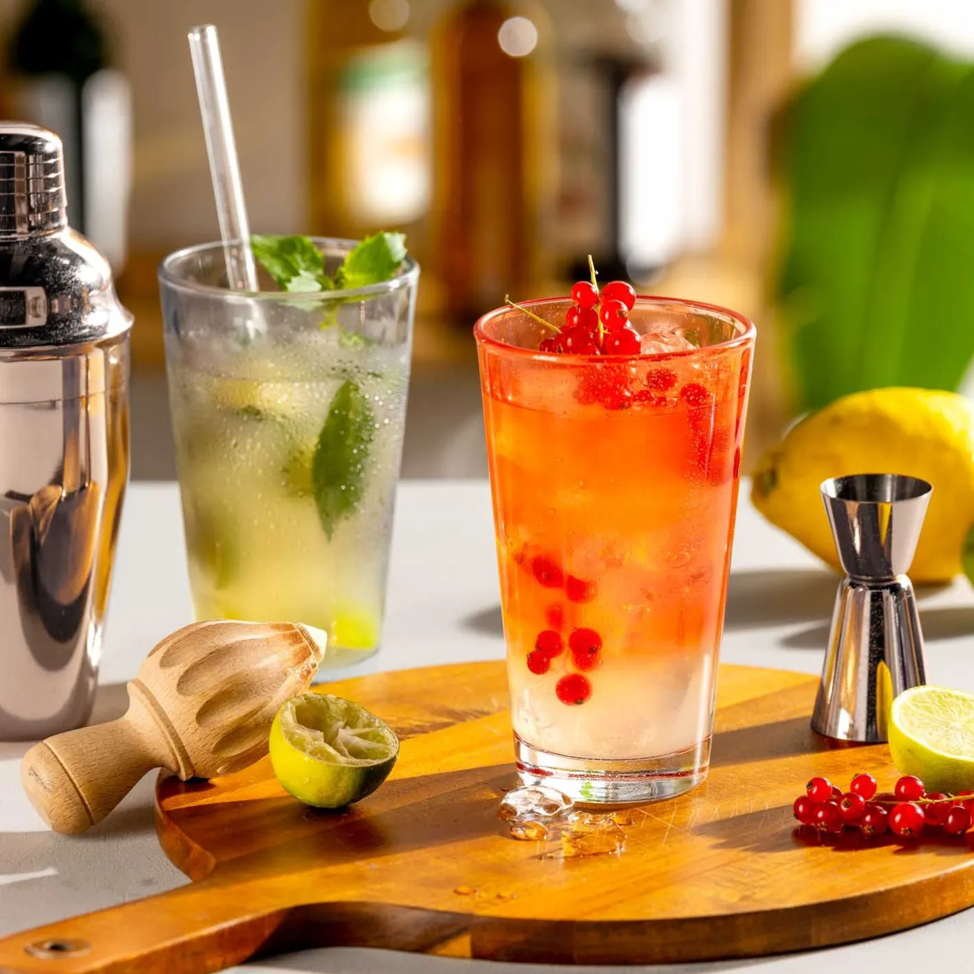 Trinkglas OPTIC 540 ml rot 4er Set*LEONARDO Online