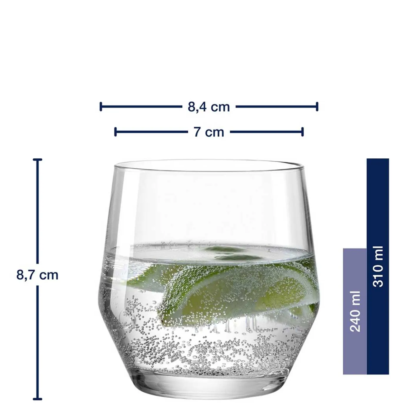 Trinkglas PUCCINI 310 ml 6er-Set*LEONARDO