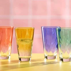 Trinkglas TWIST 300 ml gelb 4er-Set*LEONARDO Best