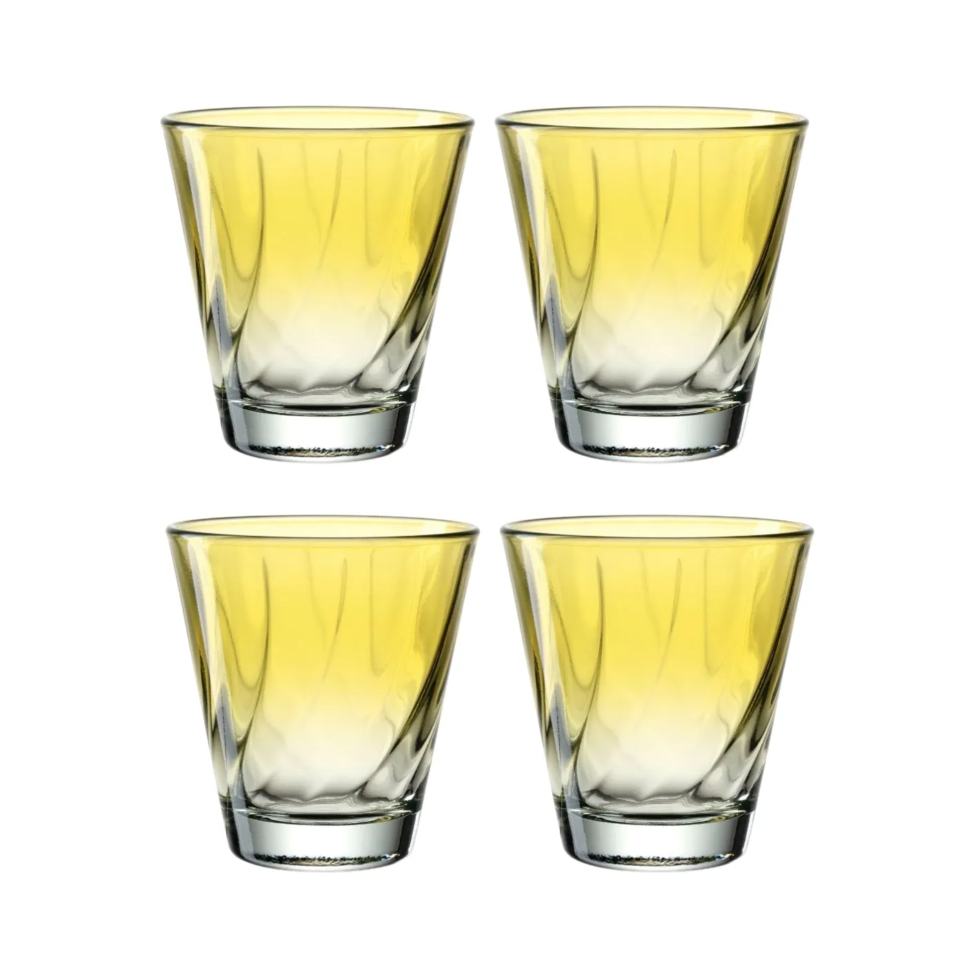 Trinkglas TWIST 215 ml gelb 4er-Set*LEONARDO Sale
