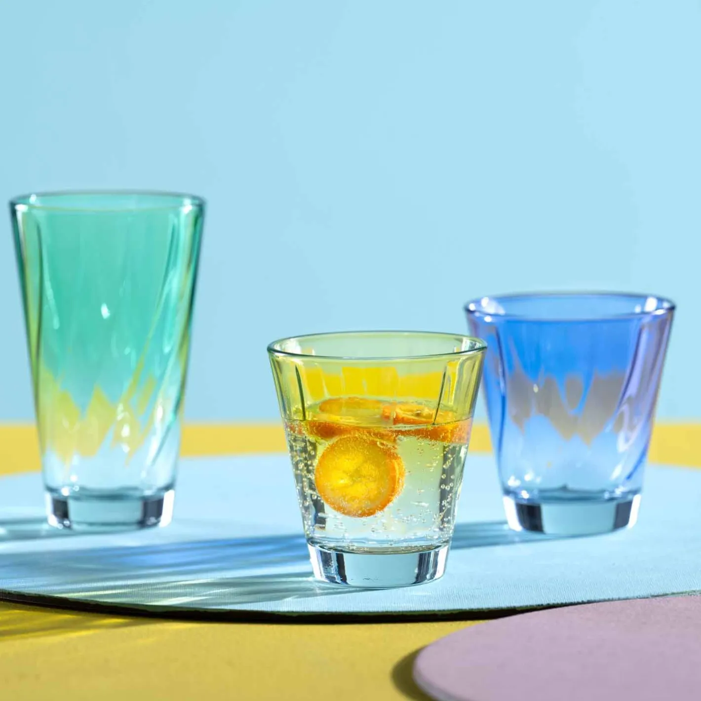 Trinkglas TWIST 215 ml gelb 4er-Set*LEONARDO Sale