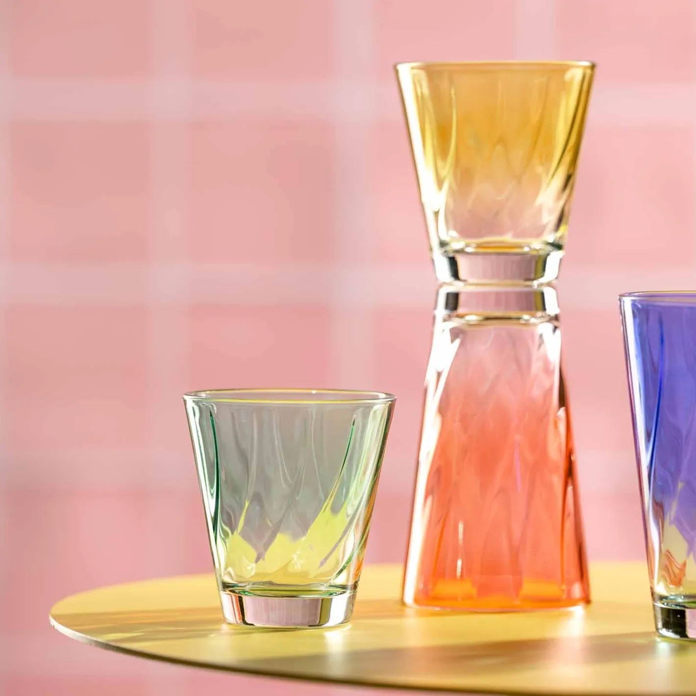 Trinkglas TWIST 215 ml gelb 4er-Set*LEONARDO Sale