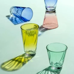 Trinkglas TWIST 215 ml grün 4er-Set*LEONARDO New