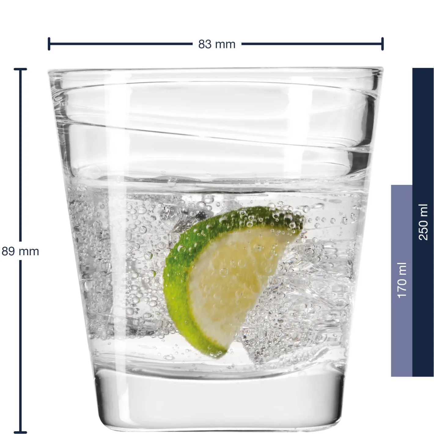 Trinkglas VARIO 250 ml 6er-Set*LEONARDO Best