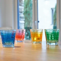 Trinkglas VARIO STRUTTURA 250 ml Farbverlauf 6er-Set*LEONARDO Online