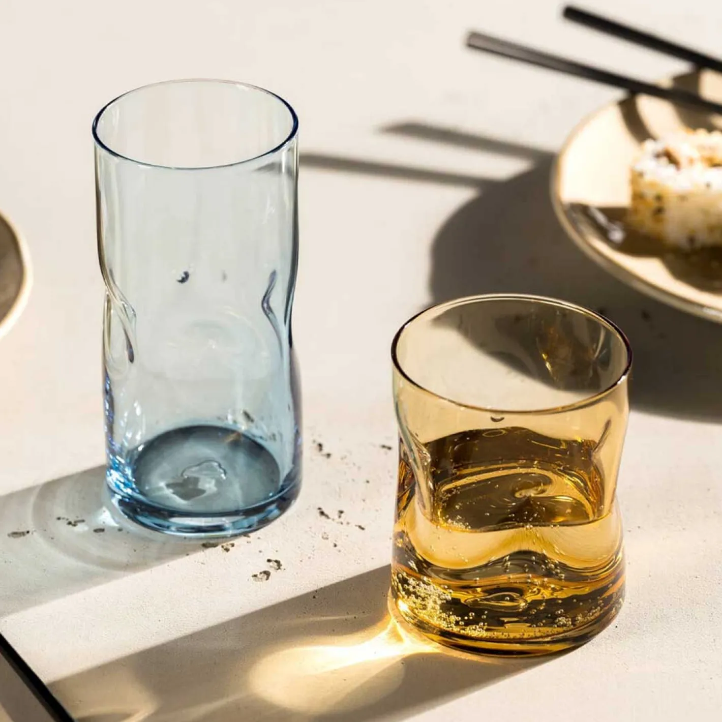 Trinkglas VESUVIO 300 ml amber 4er-Set*LEONARDO Discount