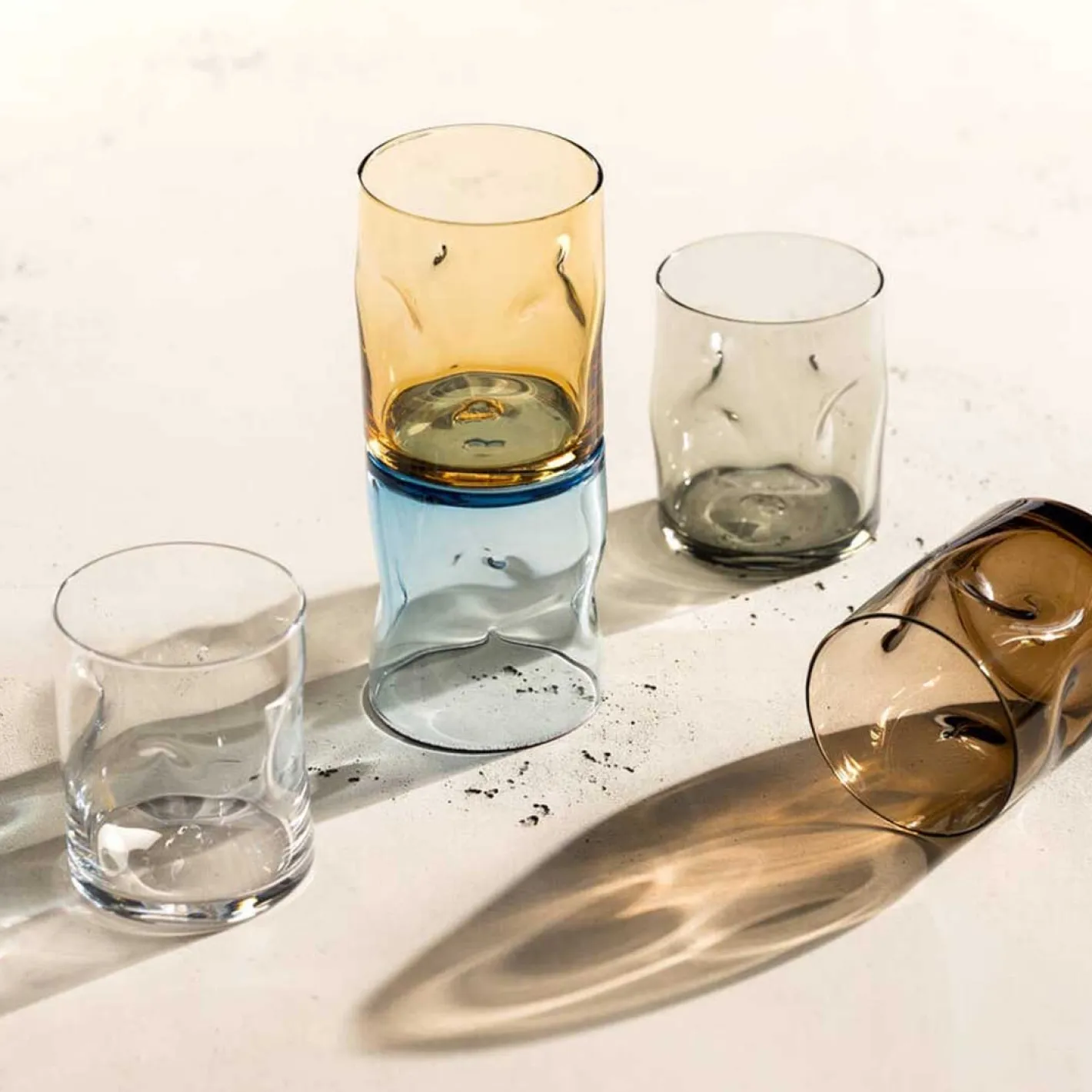 Trinkglas VESUVIO 300 ml blau 4er-Set*LEONARDO Hot