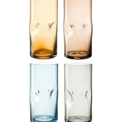 Trinkglas VESUVIO 330 ml 4er-Set farbig*LEONARDO New