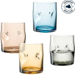 Trinkglas VESUVIO 300 ml farbig 4er-Set*LEONARDO Best