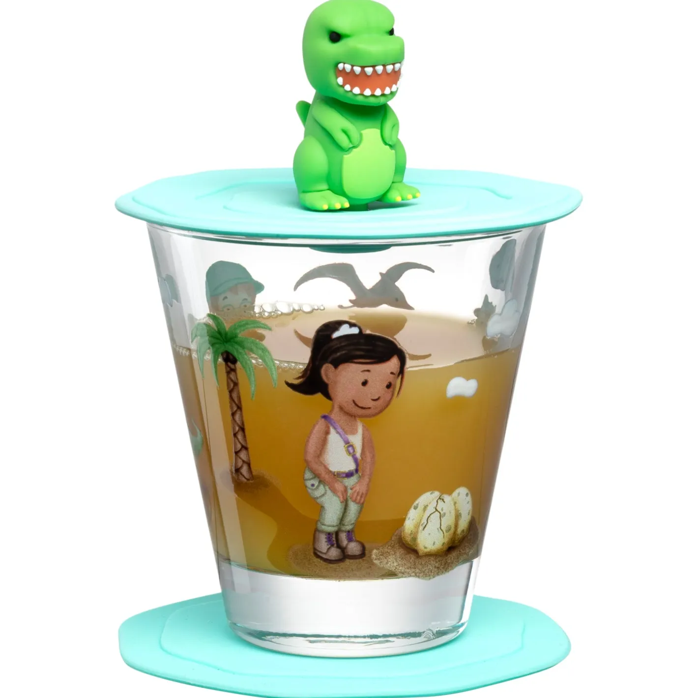 Trinkset BAMBINI AVVENTURA 3-teilig 215 ml Dino*LEONARDO Hot