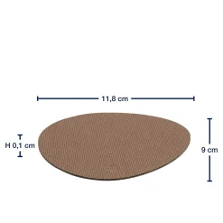 Untersetzer GOCCE braun/beige 4er-Set*LEONARDO Best