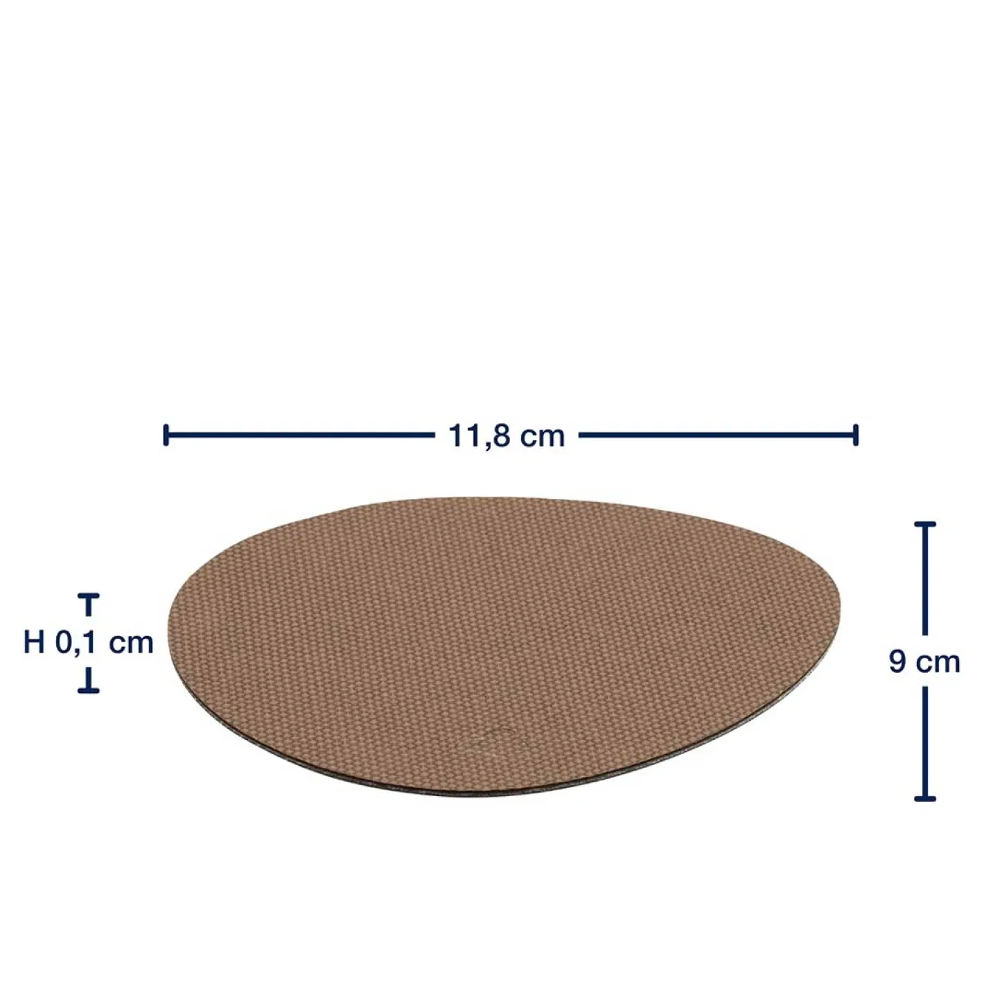 Untersetzer GOCCE braun/beige 4er-Set*LEONARDO Best